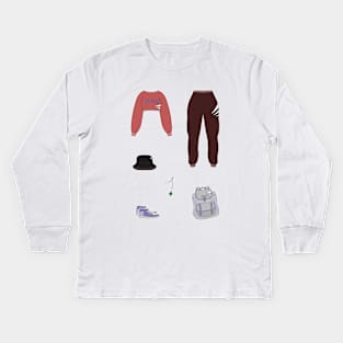 Outfit StreetWear Bundle Pack Collection Set Kids Long Sleeve T-Shirt
